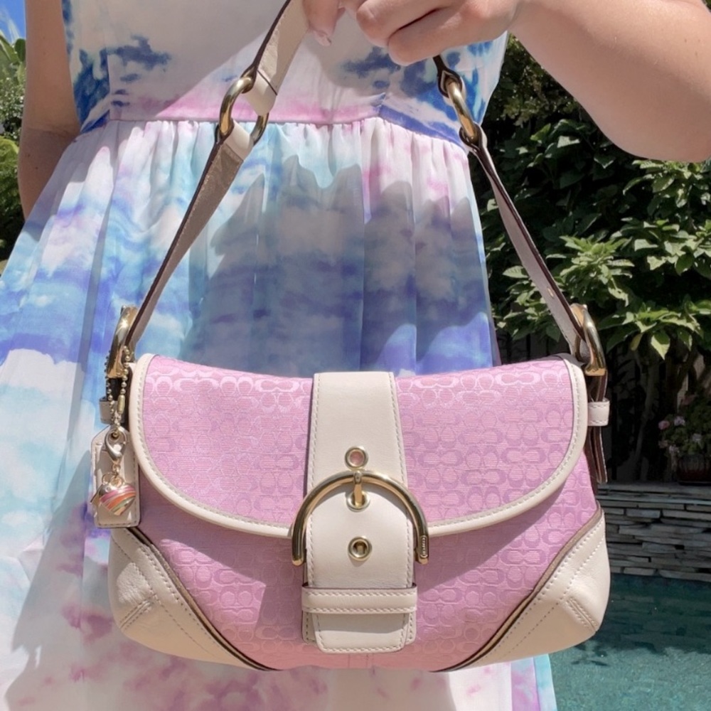 RARE Coach Y2K Signature Sufflette Bag